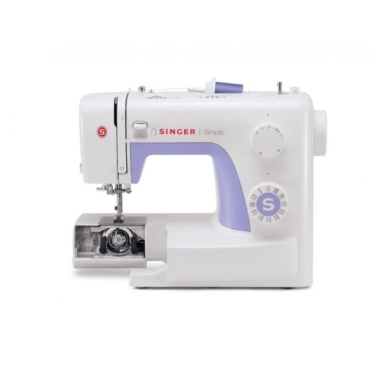 Máquina de Costura Automática SINGER Simple Violeta Branco 32 Pontos Variáveis