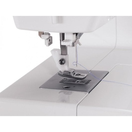 Máquina de Costura Automática SINGER Simple Violeta Branco 32 Pontos Variáveis