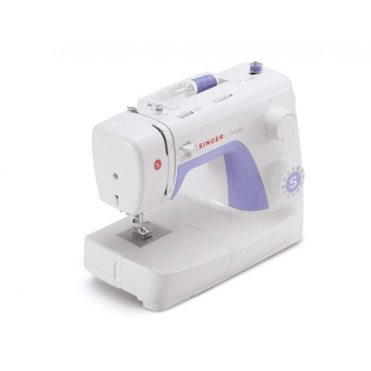 Máquina de Costura Automática SINGER Simple Violeta Branco 32 Pontos Variáveis