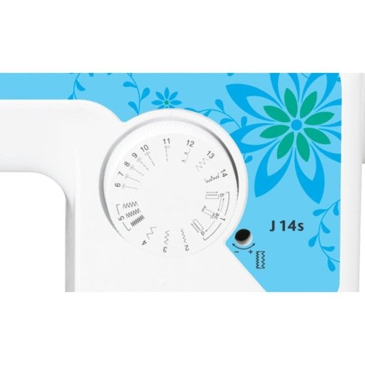 Máquina de Costura Brother J14S Automática 14 Pontos Branco LED