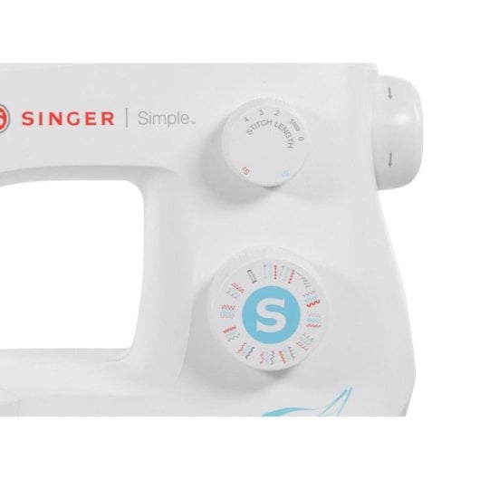 Máquina de Costura SINGER Simple 3337 Branca Automática 108 Programas 29 Tipos de Ponto