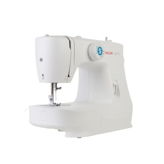 Máquina de Costura SINGER M2105 Semiautomática 8 Pontos Elétrica Branca