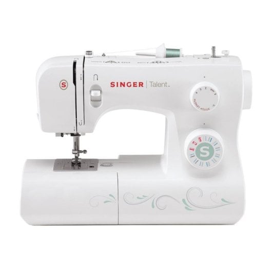 Máquina de Costura SINGER TALENT 3321 Semi-Automática 21 Pontos Elétrica Branca