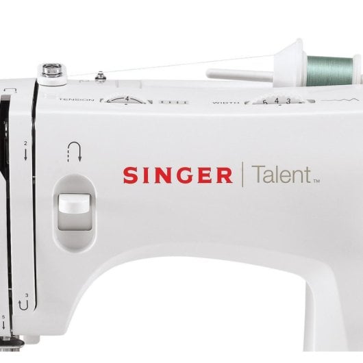 Máquina de Costura SINGER TALENT 3321 Semi-Automática 21 Pontos Elétrica Branca
