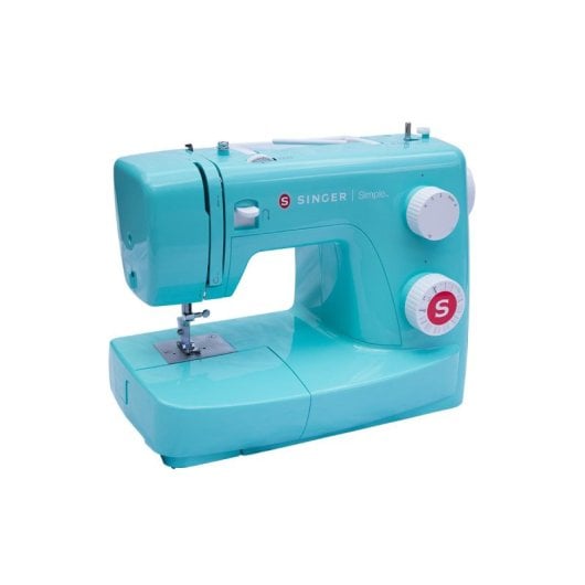 Máquina de costura SINGER Simple 3223G semiautomática turquesa 23 pontos