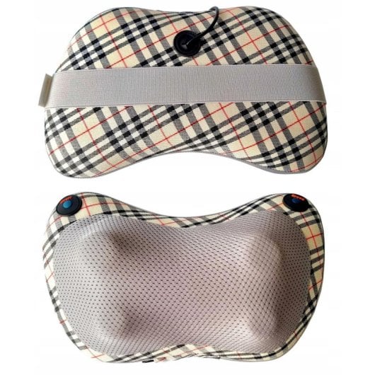 Cojín Masajeador Oromed ORO-PILLOW 2 Cabezales Calor Infrarrojo Beige/Negro