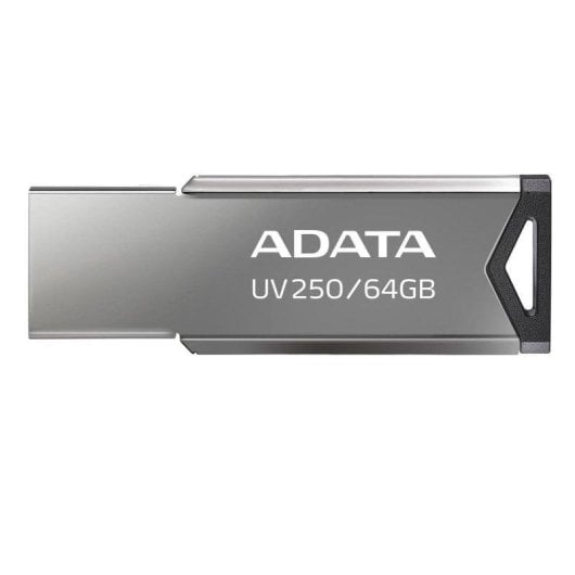 Unidad flash USB Adata UV250 64GB metálica plata sin tapa