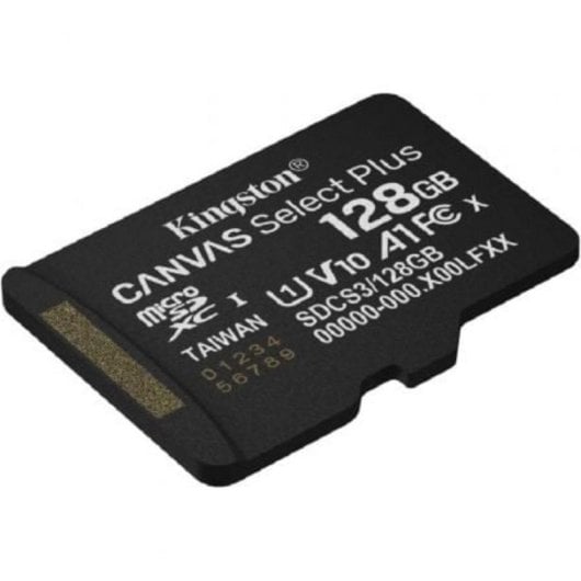 Scheda microSD Kingston Canvas Select Plus 128GB 150 MB/s A1 UHS-I V10