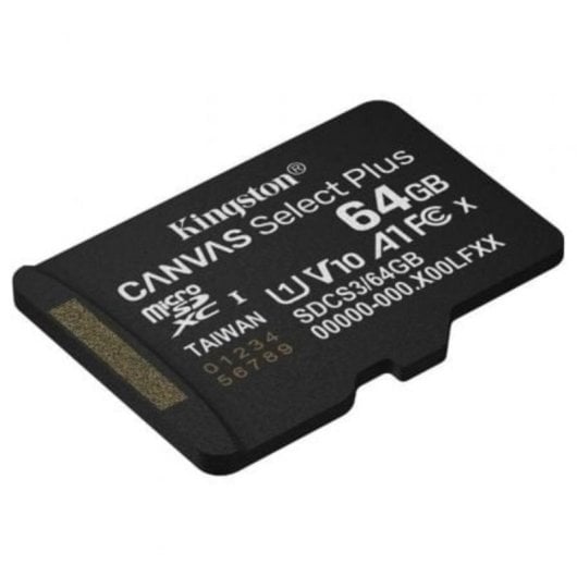 Carte microSD Kingston SDCS3/64GBSP 64GB UHS-I A1 V10 résistant
