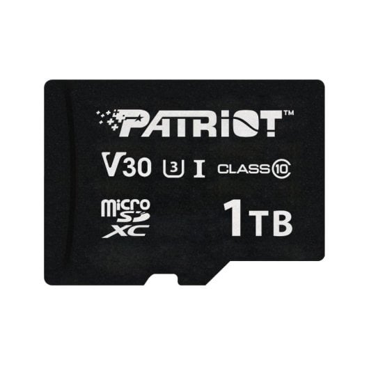 MicroSD Patriot VX Series 1TB Class 10 UHS-I 90MB/s 80MB/s Preto