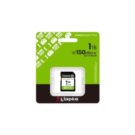 Tarjeta SD Kingston Canvas Select Plus Gen3 1 TB 150 MB/s UHS-I U3 V30