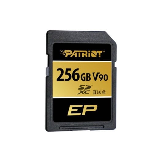 Cartão de Memória Patriot 256GB SDXC UHS-II 300MB/s 260MB/s V90