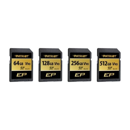 Cartão de Memória Patriot 256GB SDXC UHS-II 300MB/s 260MB/s V90