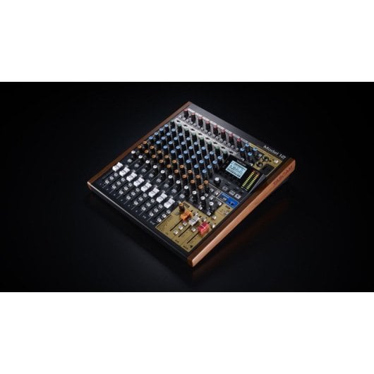 Mesa de mezclas Tascam Model 12 12 canales Bluetooth USB color madera