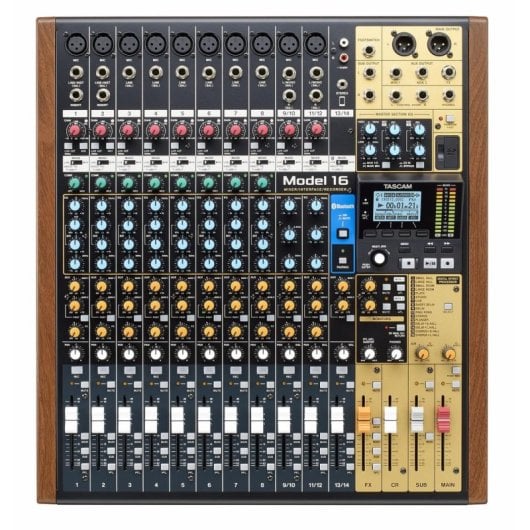 Mezclador Tascam Model 16 Analógico 16 Canales Bluetooth USB EQ 7 Bandas