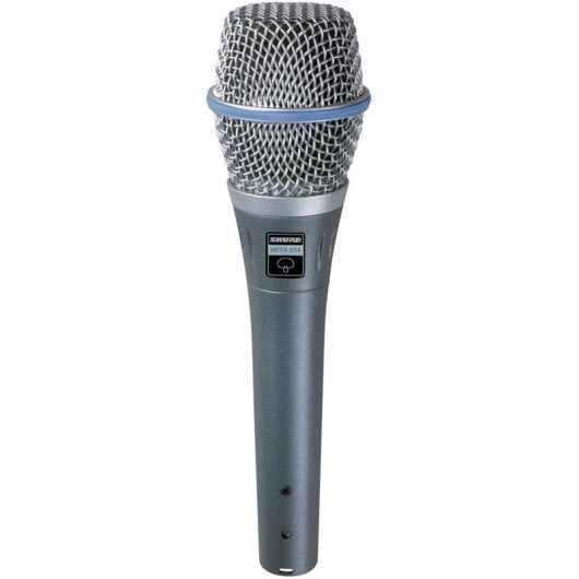 Mikrofon Shure BETA 87A XLR Superniere für Studio, 52V, schwarz
