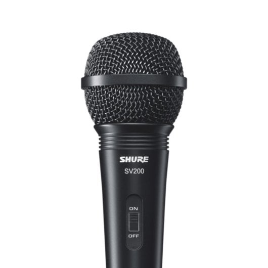 Micrófono Shure SV200 XLR cardioide con interruptor integrado