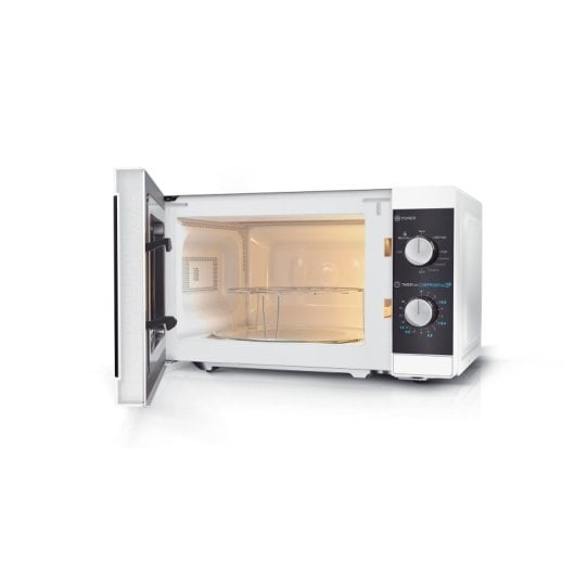Microonde Sharp YC-MG01E-W 20L 800W con Grill e Controllo Rotativo