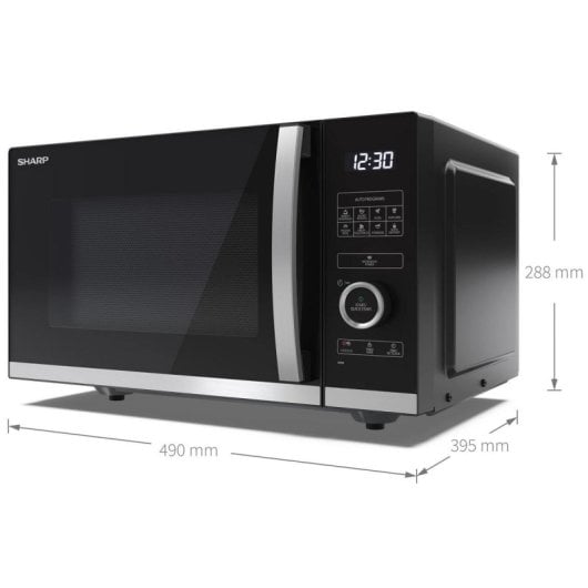 Microonde Sharp YC-QS254AE-B 25 Litri 900W Touch Display Programmi Automatici