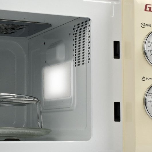 Microondas Girmi FM21 20 L 700W con Grill Control Giratorio Beige