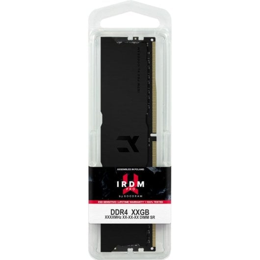 Mémoire RAM Goodram IRDM Deep Black 64GB 2x32GB DDR4 3600MHz CL18 Dual Channel Unbuffered Noir