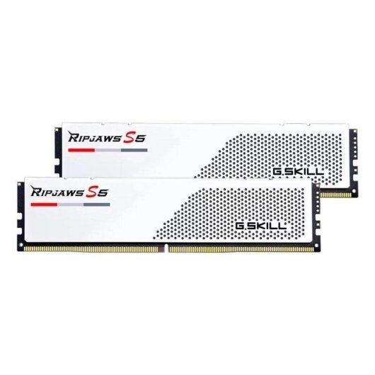 Arbeitsspeicher RAM G.Skill Ripjaws S5 96GB 2x48GB DDR5 5200MHz CL40 Intel XMP Weiß