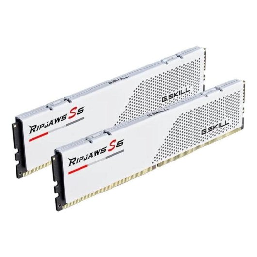 Arbeitsspeicher RAM G.Skill Ripjaws S5 96GB 2x48GB DDR5 5200MHz CL40 Intel XMP Weiß