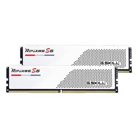 Arbeitsspeicher RAM G.Skill Ripjaws S5 96GB 2x48GB DDR5 5200MHz CL40 Intel XMP Weiß