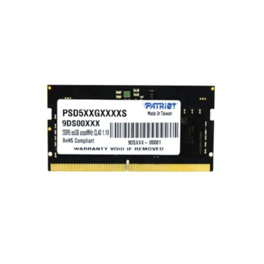Memoria RAM Patriot Signature Line PSD516G480081S 16GB 1x16GB DDR5 4800MHz CL40 SO-DIMM ECC On-Die