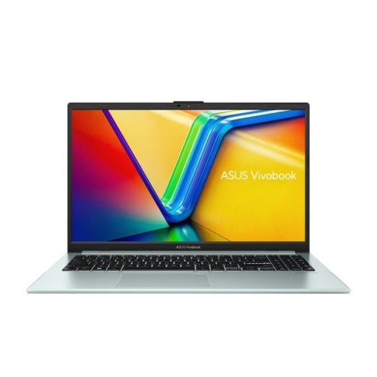 Portátil ASUS Vivobook Go 15 E1504GA-WS34 15.6" Intel Core i3-N305 8GB 256GB SSD Windows 11 Home Clavier rétroéclairé Vert Gris