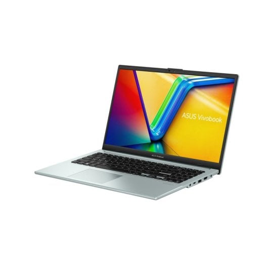 Portátil ASUS Vivobook Go 15 E1504GA-WS34 15.6" Intel Core i3-N305 8GB 256GB SSD Windows 11 Home Clavier rétroéclairé Vert Gris