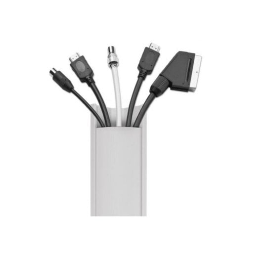 Tubo flexible Apple Maclean MCTV-575 blanc pour protection de câbles sol
