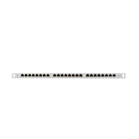 Patch Panel Lanberg PPS6-0024-S 24 puertos RJ-45 Cat6 metálico rack 0.5U
