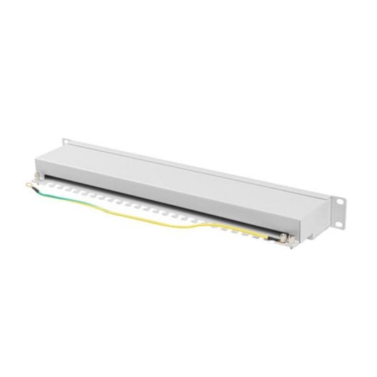 Patch Panel Lanberg PPSA-1024-S 24 Puertos Cat6a F/UTP Rack 1U Gris