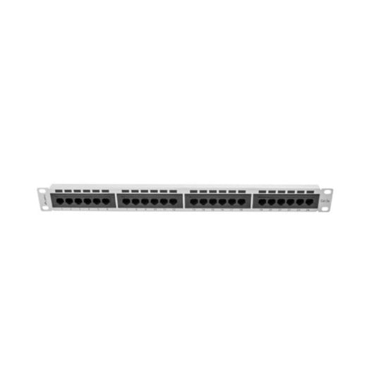 Panel Patch Lanberg PPU5-1024-S 24 puertos RJ-45 Cat5e 1U rack blanco