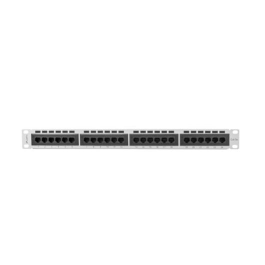 Panel Patch Lanberg PPU5-1024-S 24 puertos RJ-45 Cat5e 1U rack blanco