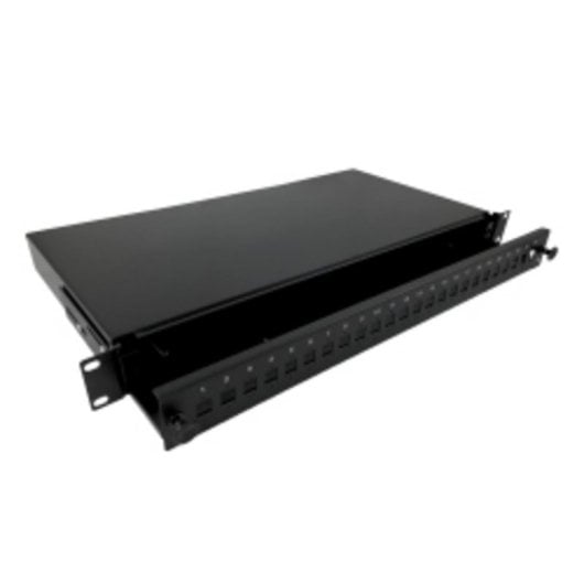 Pannello Patch Roline FOP-1U-24SCS-C Rack 1U 24 Porte Nero