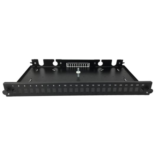 Pannello Patch Roline FOP-1U-24SCS-C Rack 1U 24 Porte Nero