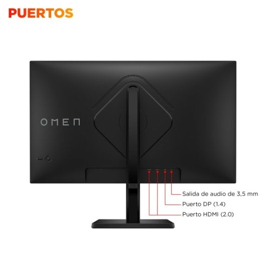 HP OMEN 27q G2 Monitor QHD 180Hz IPS 1ms com HDR400 e Ajuste de Altura