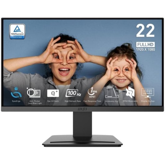 Monitor MSI PRO MP223 E2 21.4" FullHD 100Hz VA 1ms Flat