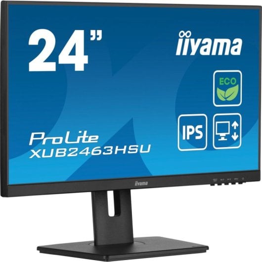Monitor iiyama ProLite XUB2463HSU-B1 23.8" FullHD 100Hz IPS Altura Ajustável FreeSync
