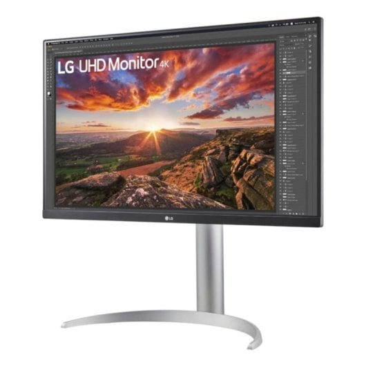 Monitor LG 27UP850K-W.AEU 27" UltraHD 4K 60Hz IPS HDR10 DisplayHDR 400 Altura USB-C 5ms