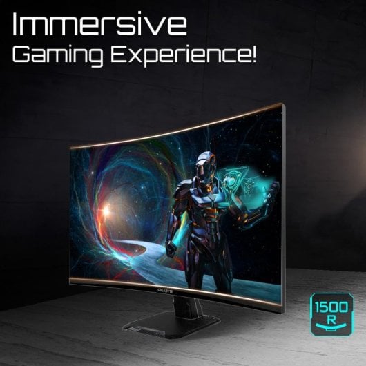 Monitor GIGABYTE GS27QCA 27" Quad HD 180Hz VA Courbé FreeSync HDR 1ms