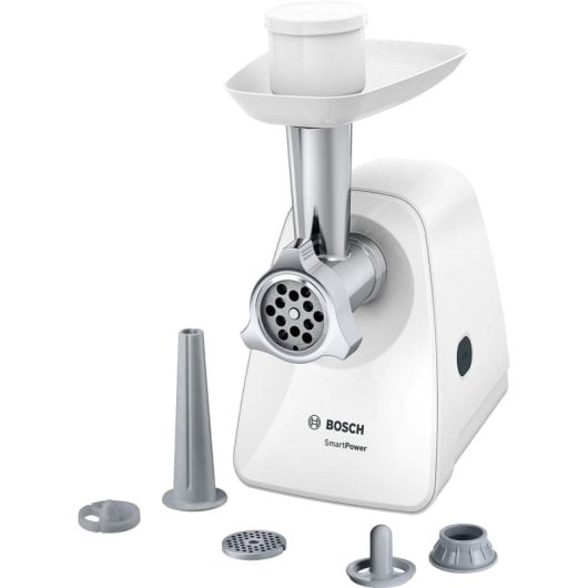 Hachoir à viande Bosch MFW2520W 1500 W Acier inoxydable Blanc 2 grilles