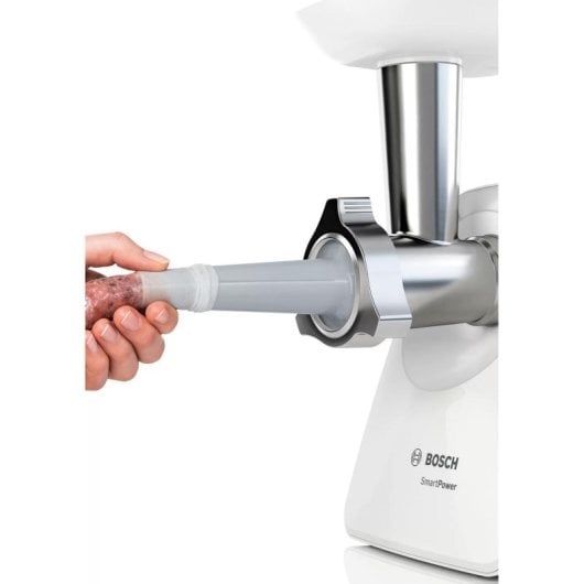 Hachoir à viande Bosch MFW2520W 1500 W Acier inoxydable Blanc 2 grilles