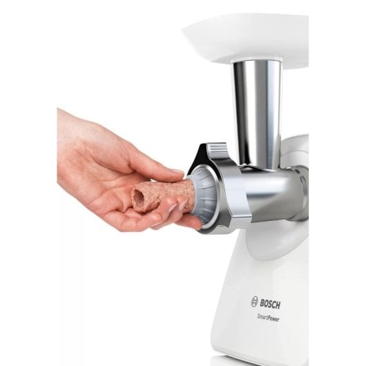 Hachoir à viande Bosch MFW2520W 1500 W Acier inoxydable Blanc 2 grilles