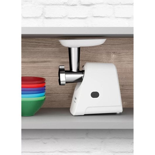 Hachoir à viande Bosch MFW2520W 1500 W Acier inoxydable Blanc 2 grilles