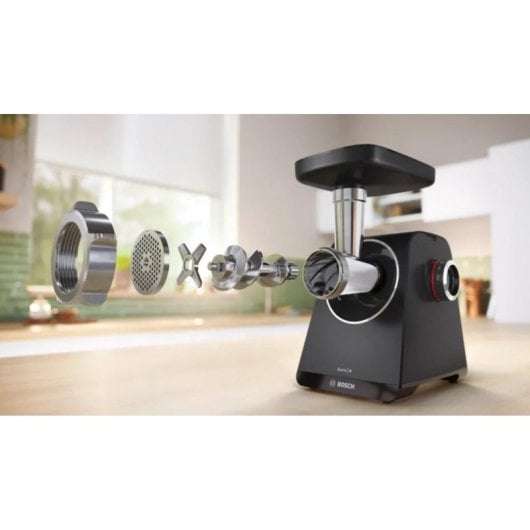 Hachoir Bosch Serie 4 MFWS440B 1900W Noir Argent 2,5kg/min Plastique