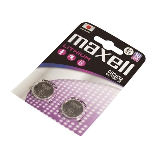 Batteria Maxell 12238500 CR2032 3V LiMnO2 220mAh 2 pezzi Blister