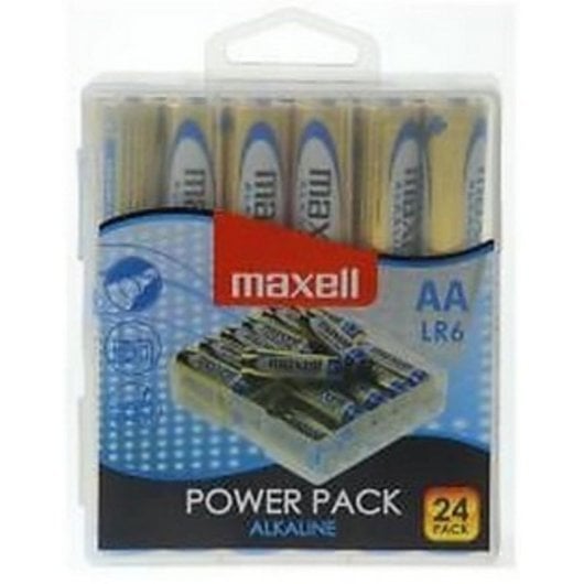 Batteria Maxell 24x LR6 AA Alcalina 1.5 V Giallo Confezione 24 pezzi